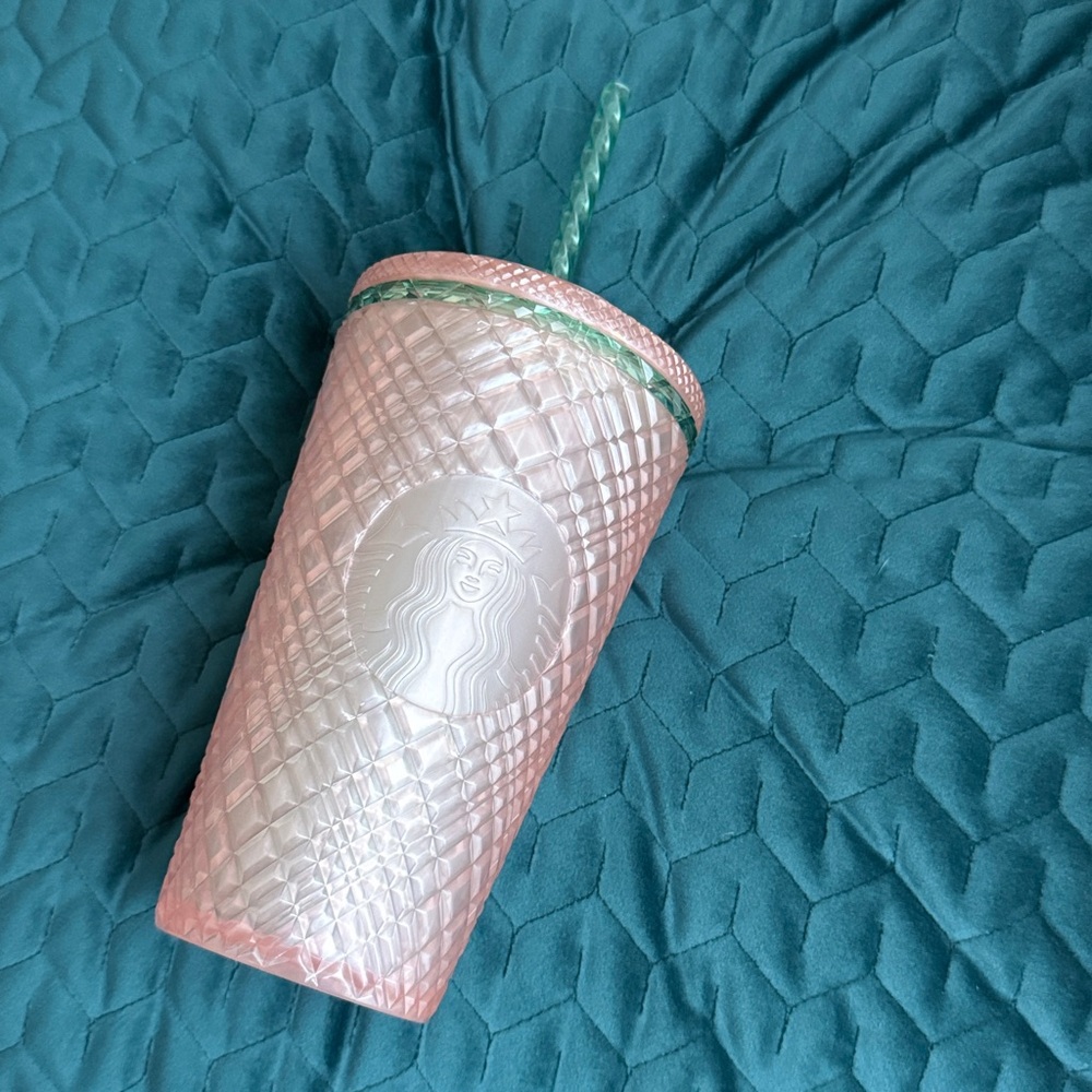 Starbucks Pink Pearl Jeweled Tumbler - 16 oz.